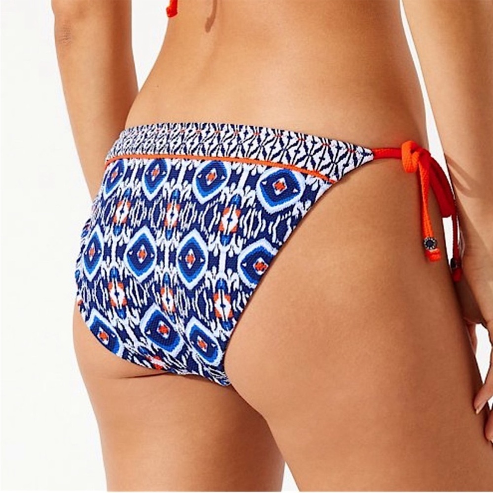 New! Tommy Bahama Island Cays Ikat Bikini Bandeau Top & Reversible String Bottom - Picture 9 of 12